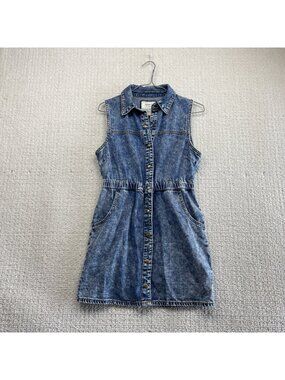 white christmas dresses Denim Mini Dress main image 0